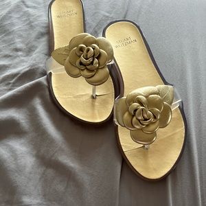 Sandals- golden sophisticated jellies from Stuart Weitzman